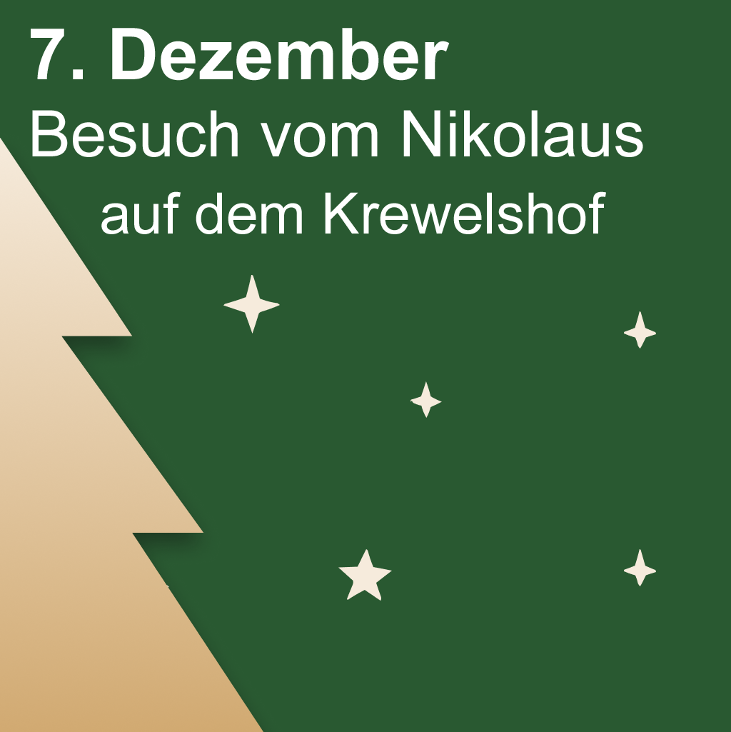 door-Sonntag, 7. Dezember ab ca. 11:30 Uhr